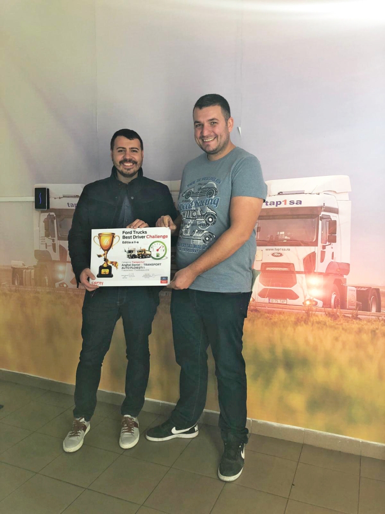 Cei mai buni șoferi Ford Truck sunt premiați pentru stilul de condus