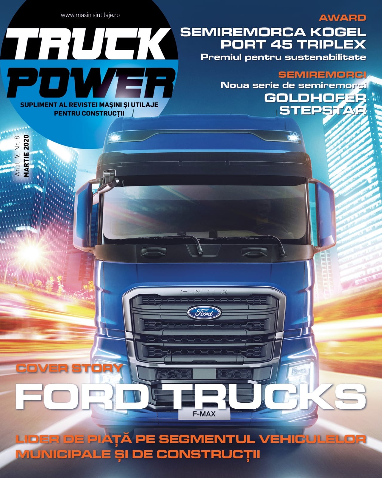 PRESA - Cover story Truck Power - Martie 2020