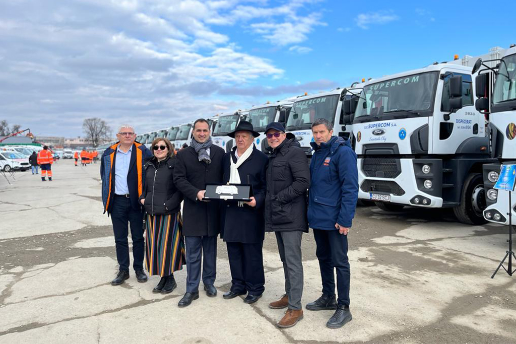 Cefin Trucks, livrează 65 de vehicule municipale Ford Trucks către Supercom pentru a fi folosite ...